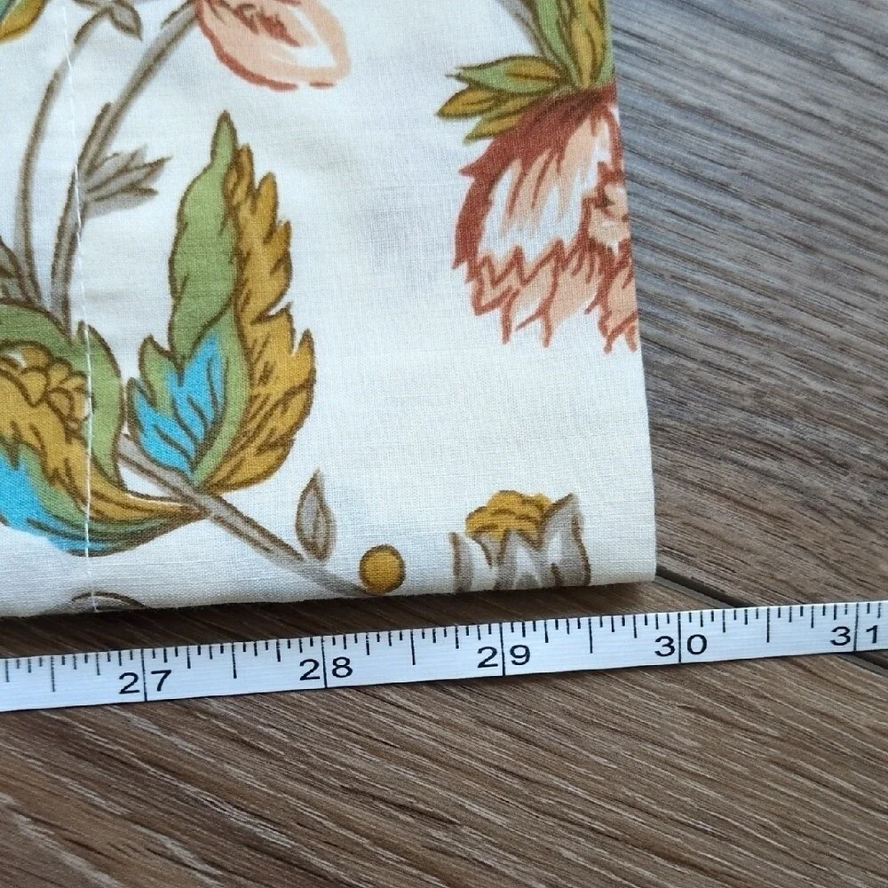Vintage Ward Floral Standard Percale Pillowcases -‎ Cotton/Poly Blend - 30x20